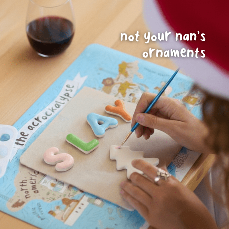 Make & Paint Christmas Ornaments