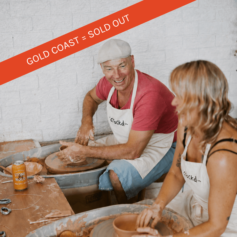 Dad Takes the Wheel ~ Father's Day Pottery Class