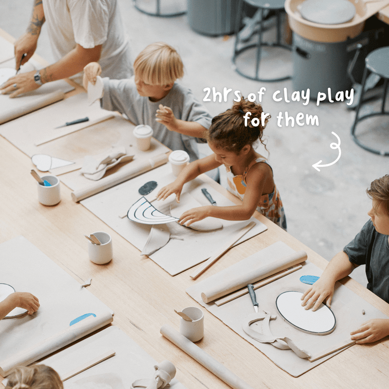 Kids School Holidays Pottery Class (Ages 7+)