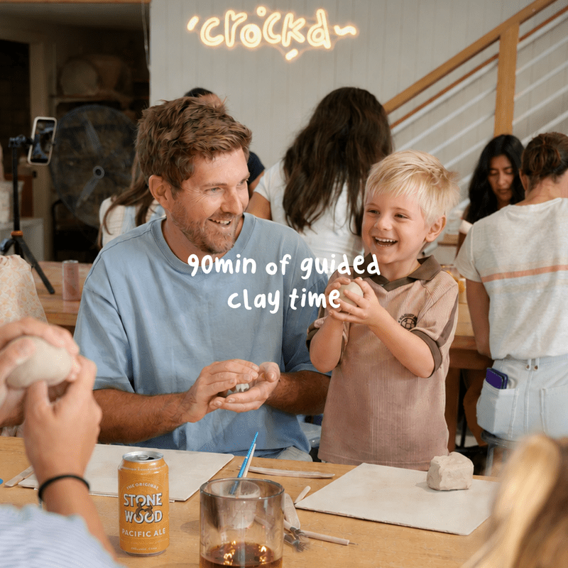 Pottery With Papa ~ Father's Day Pottery Class (Ages 5+)