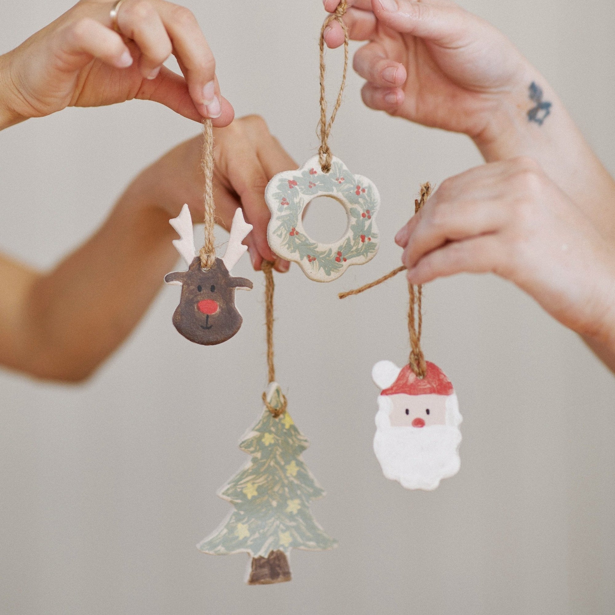Letters & Little Things | DIY Ceramic Ornaments 🎄