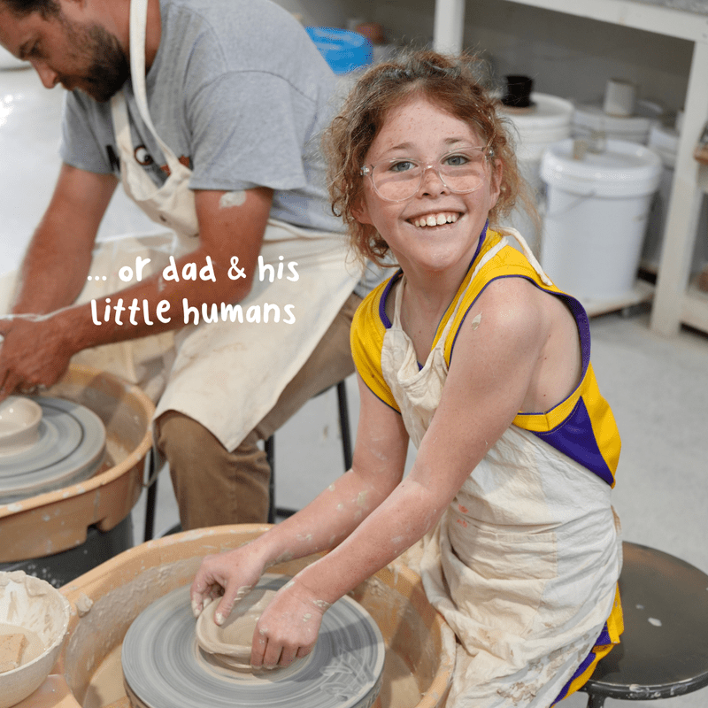 Dad Takes the Wheel ~ Father's Day Pottery Class (Ages 10+)