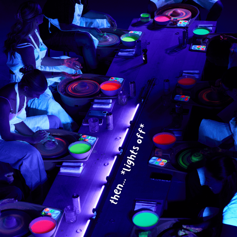 Glow in the Dark Wheel Throwing Nights (BYO, 18+)