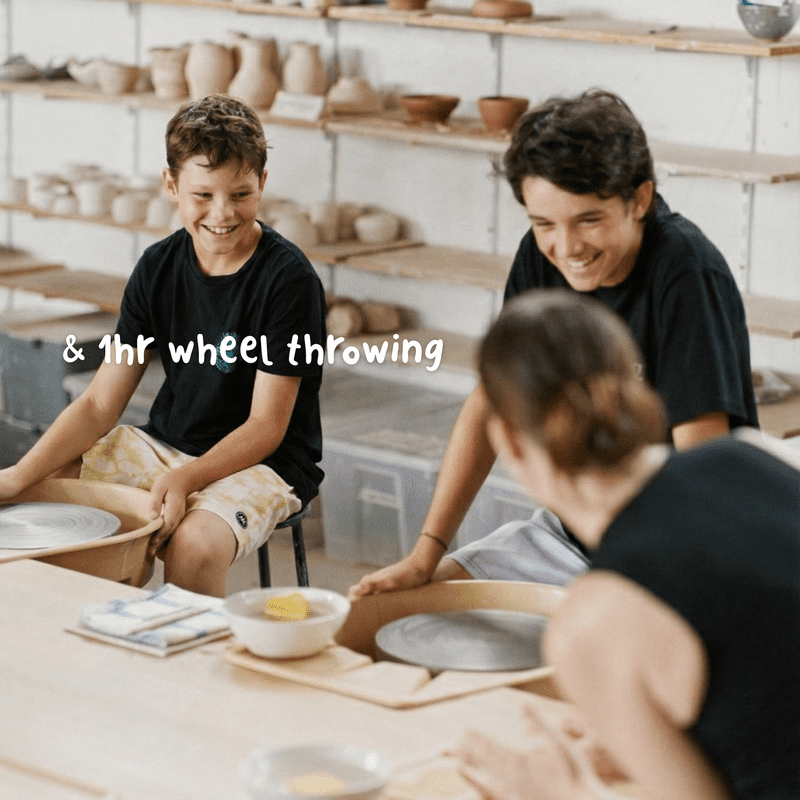 Kids School Holidays Pottery Class (Ages 7+)