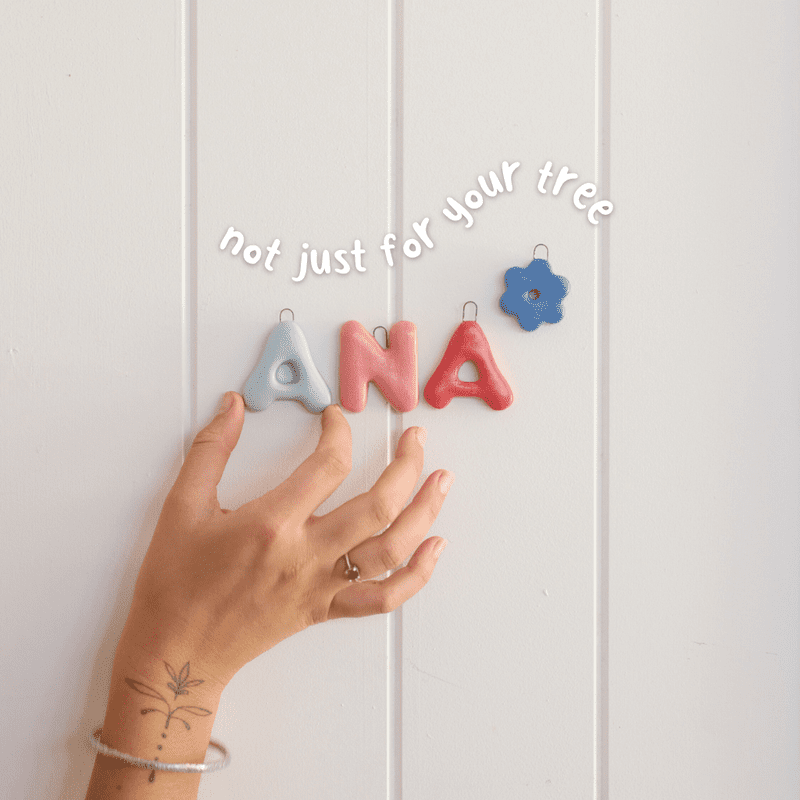 Letters & Little Things | DIY Ceramic Ornaments 🎄