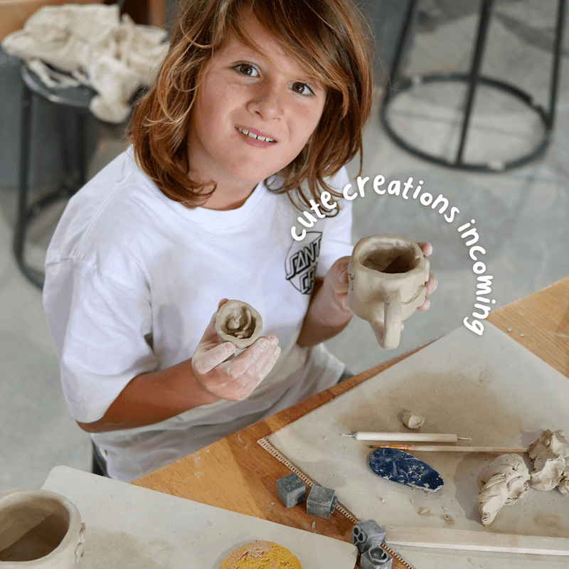 Kids School Holidays Pottery Class (Ages 7+)