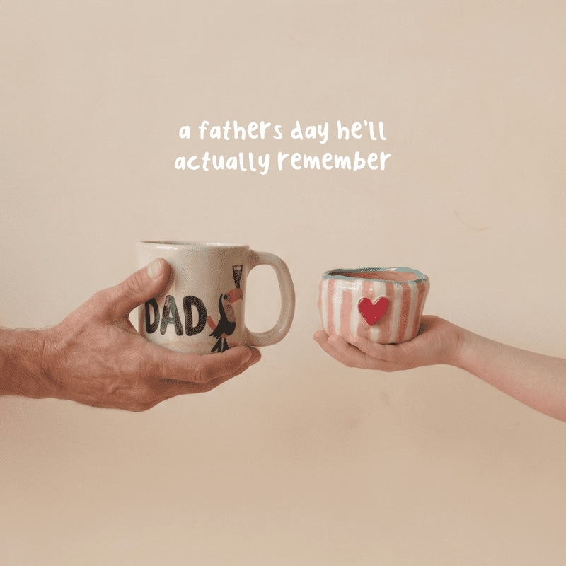 Pottery With Papa ~ Father's Day Pottery Class (Ages 5+)
