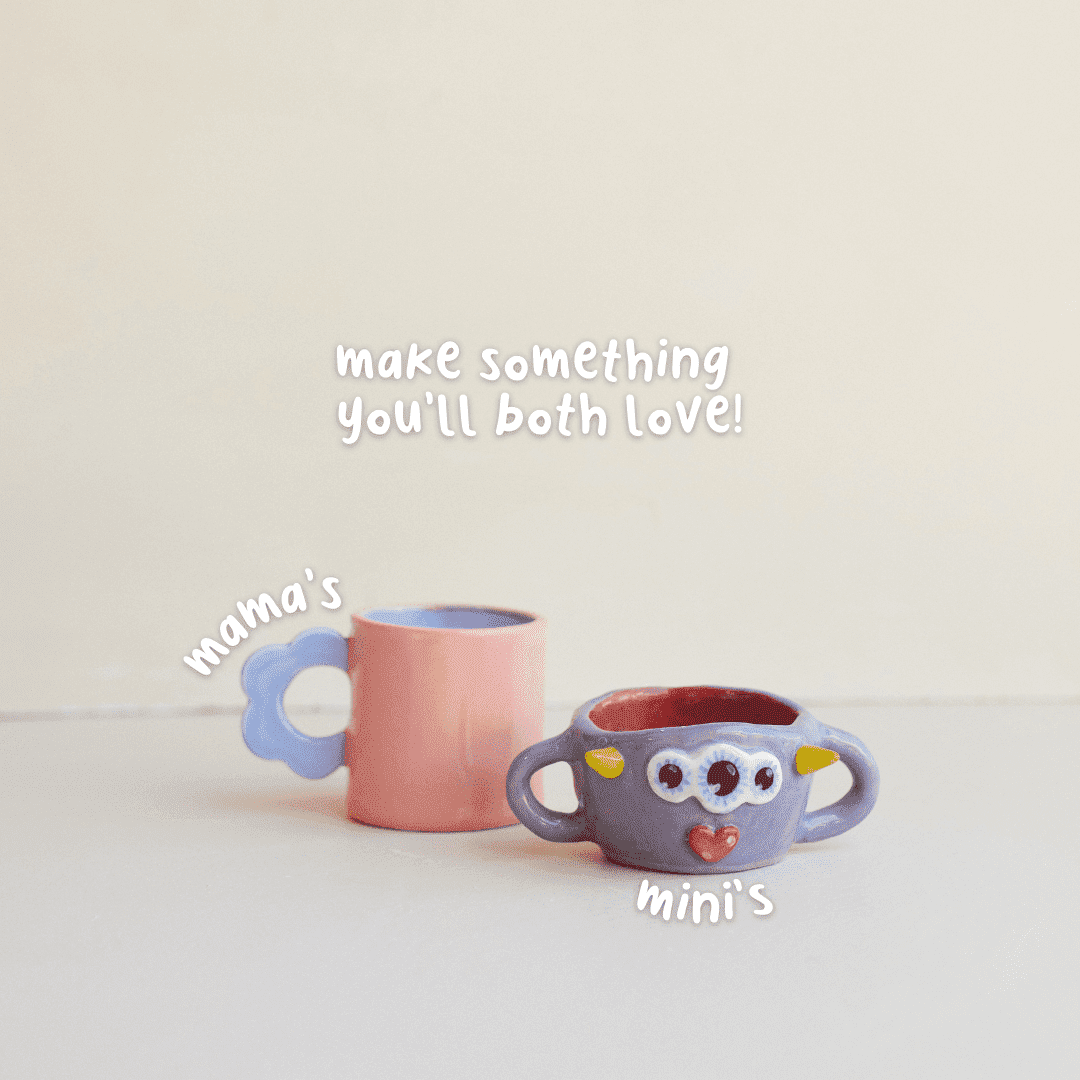 Mama's & Minis: Pottery Play (Ages 5+)