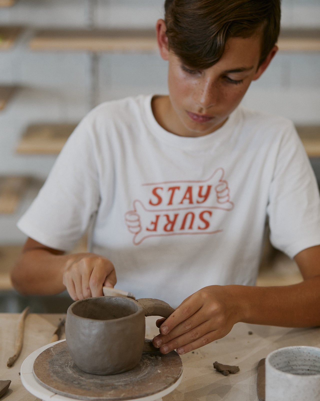 Gallery of finished parent-child matching mug sets