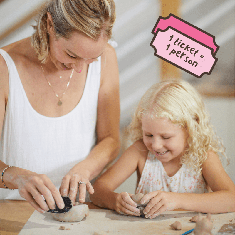 Mama's & Minis: Pottery Play (Ages 5+)