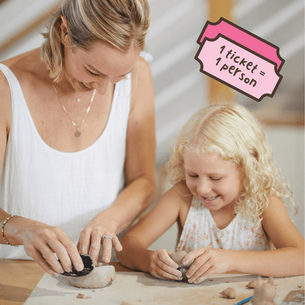 Mama's & Minis: Pottery Play (Ages 5+)
