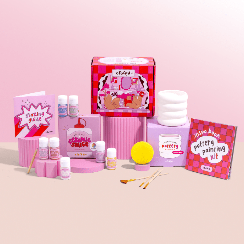 Pottery Painting Kit - Bubble Vase