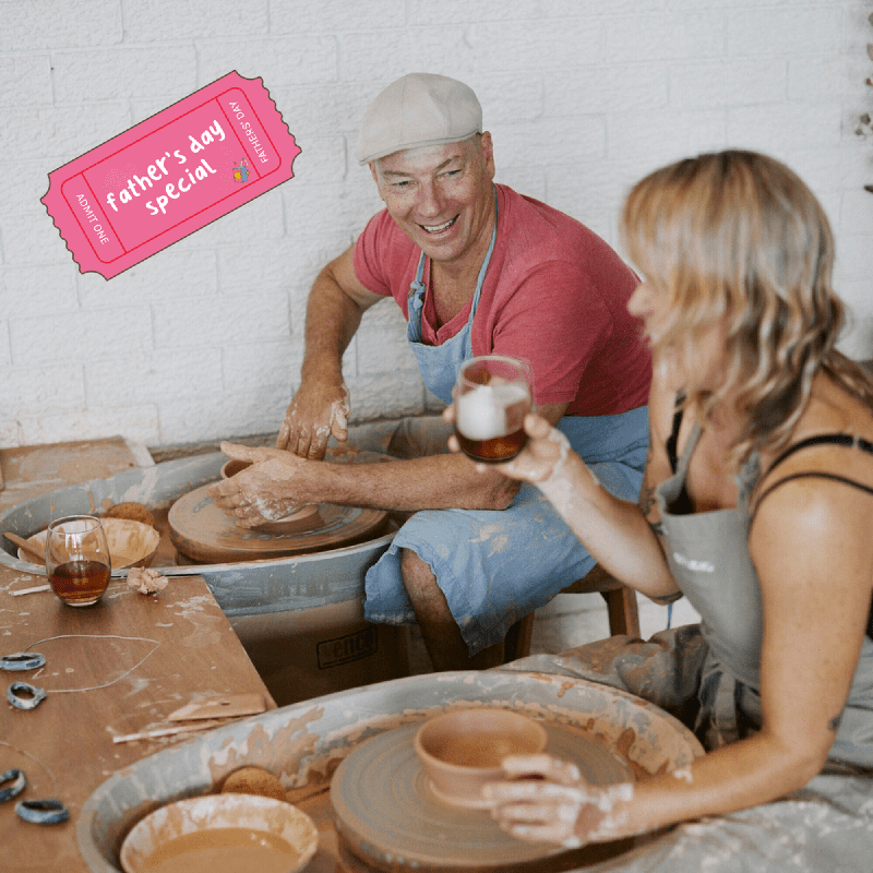 Dad Takes the Wheel ~ Father's Day Pottery Class (Ages 10+)