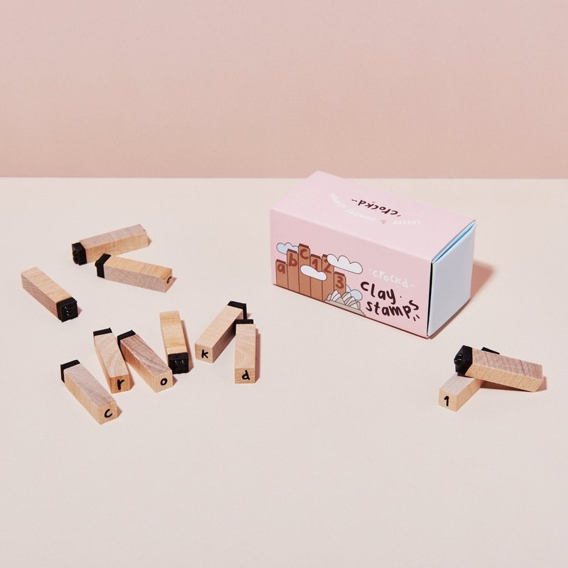 Clay Stamps Letters & Numbers Set