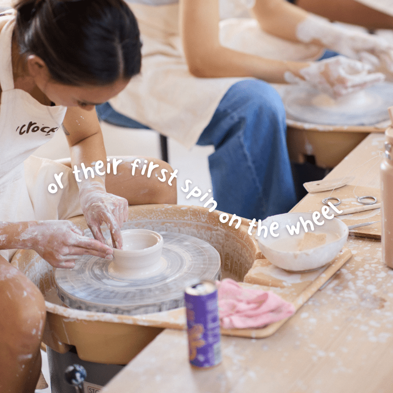 Crockd gift card that can be used for pottery classes, workshops, DIY kits and supplies.