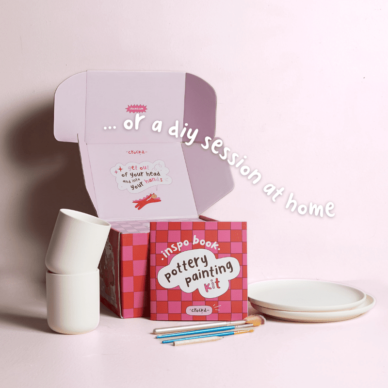 Crockd gift card that can be used for pottery classes, workshops, DIY kits and supplies.