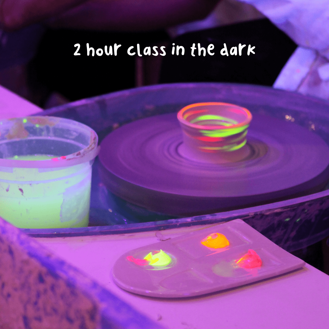 Glow in the Dark Wheel Throwing: Winter Special