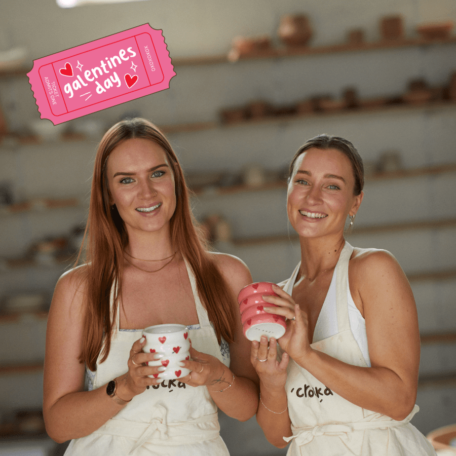 Galentines Paint a Pot Event