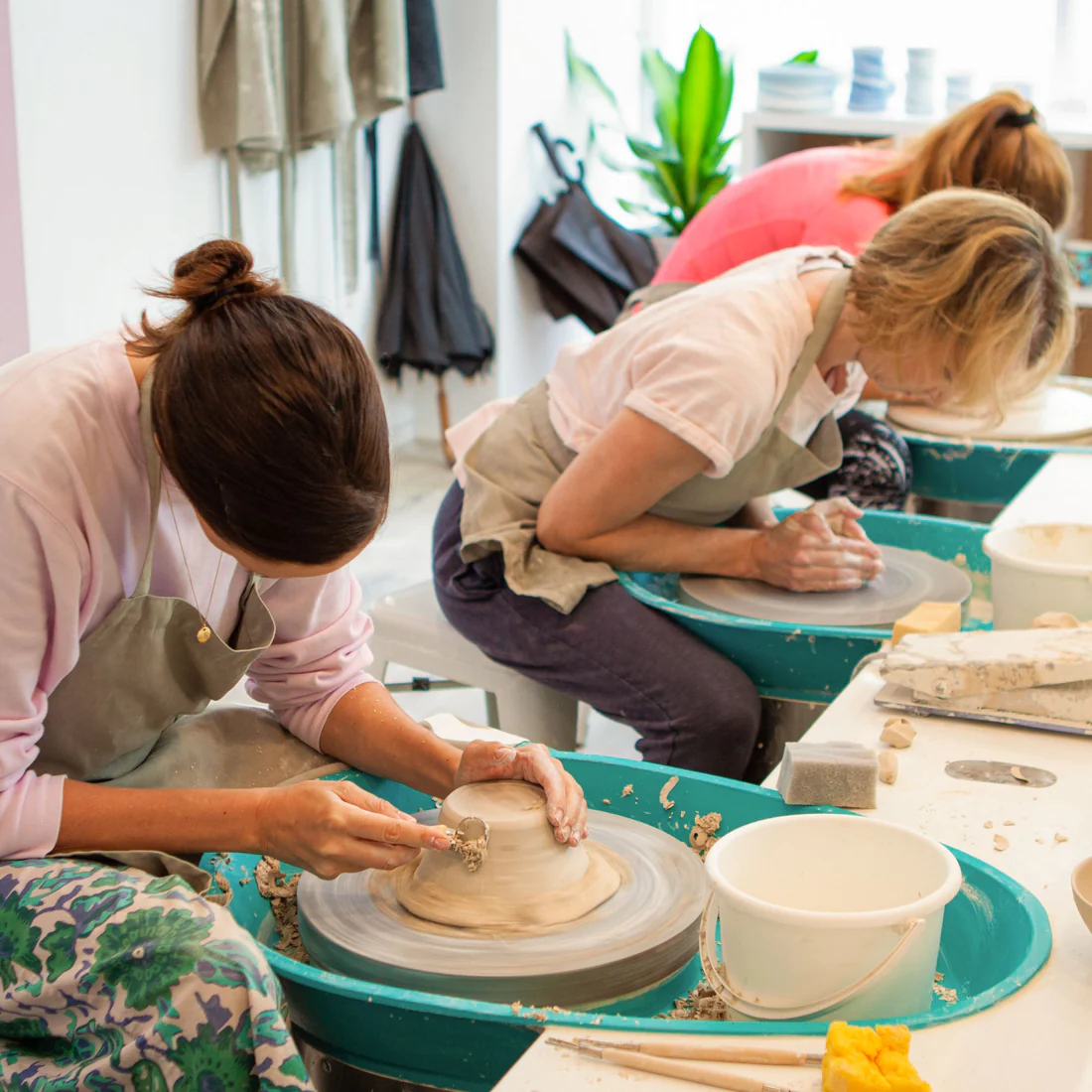 Week 2 of Exploring Clay Open Studio: Learning hand-building techniques